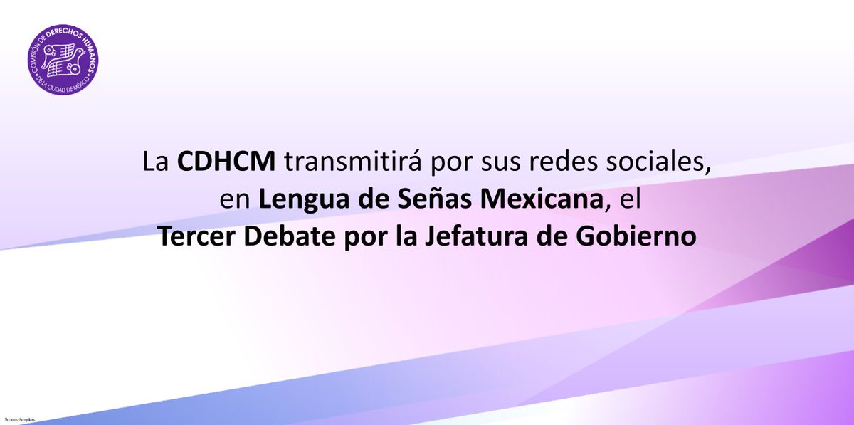 #Boletín Las personas con discapacidad #PcD auditiva que viven o transitan por la #CDMX podrán seguir el debate del próximo domingo 12 de mayo, en un esfuerzo de colaboración interinstitucional entre @iecm, #CDHCM y @TECDMX. cdhcm.org.mx/2024/05/la-cdh…