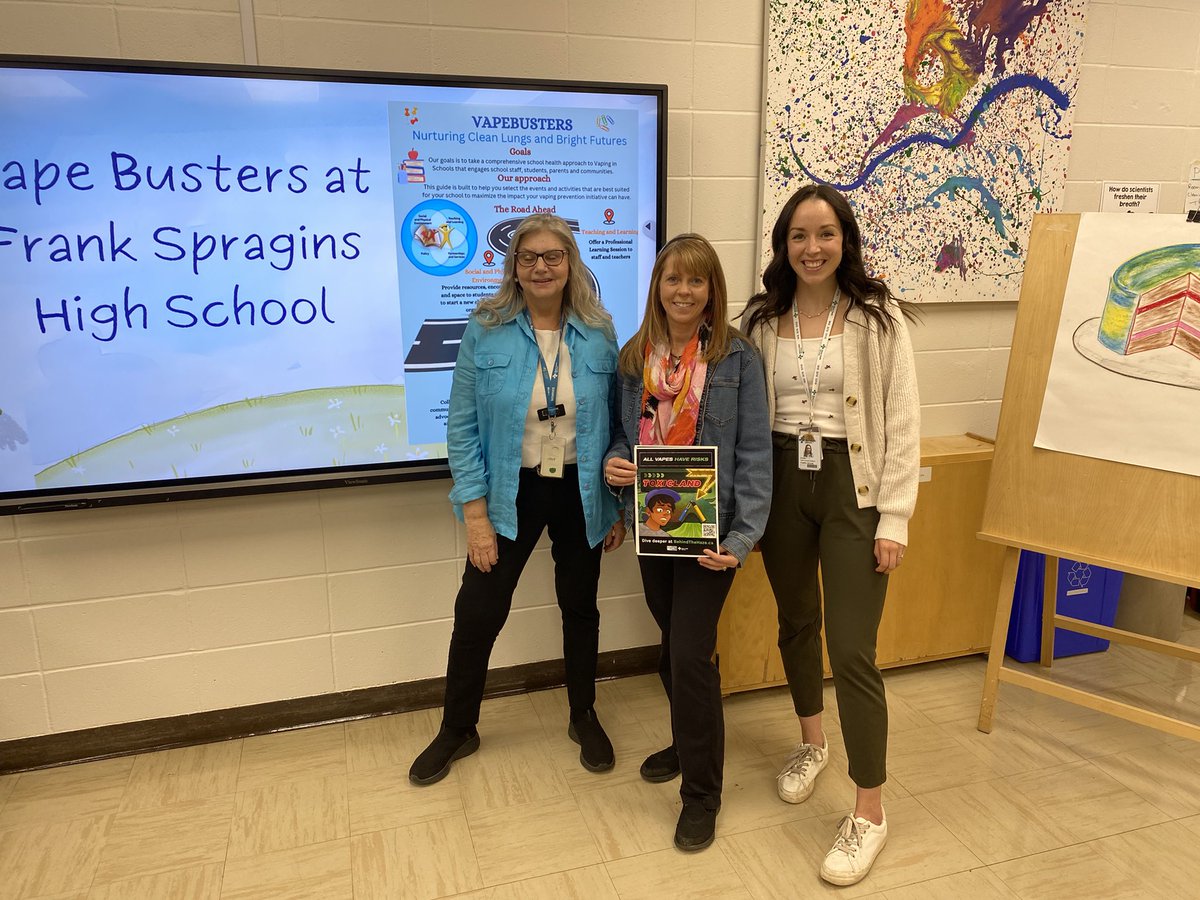 carolyn evancio (@evanciocarolyn) on Twitter photo Huge shoutout to <a href="/FrankSpraginsHS/">Frank Spragins High School</a> for piloting the VapeBusters Program! Great student and staff engagement and learning! <a href="/FMPSD/">Fort McMurray Public School Division</a> Huge shoutout to <a href="/FrankSpraginsHS/">Frank Spragins High School</a> for piloting the VapeBusters Program! Great student and staff engagement and learning! <a href="/FMPSD/">Fort McMurray Public School Division</a>