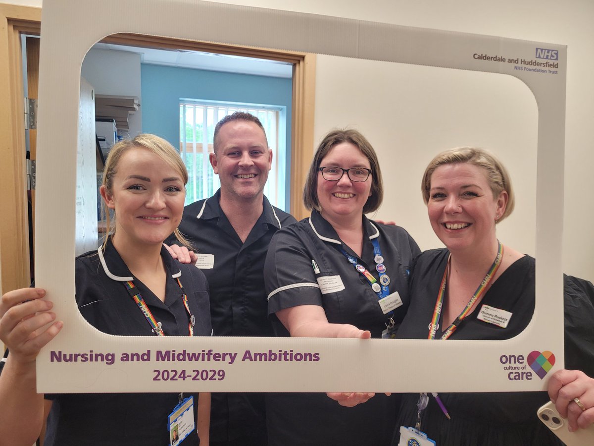 Fabulous to be a part of <a href="/CHFTNHS/">Calderdale and Huddersfield NHS Foundation Trust</a> Nursing and Midwifery  Ambitions launch. It was great to see so many people engaging and positively contributing to their profession.