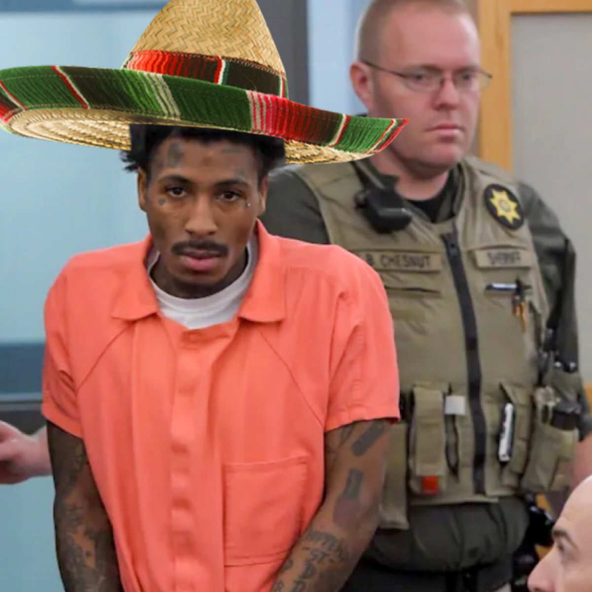 oppwhomatter's tweet photo. El Kentrell                                      El Chapo https://t.co/yaKcXe9vA5
