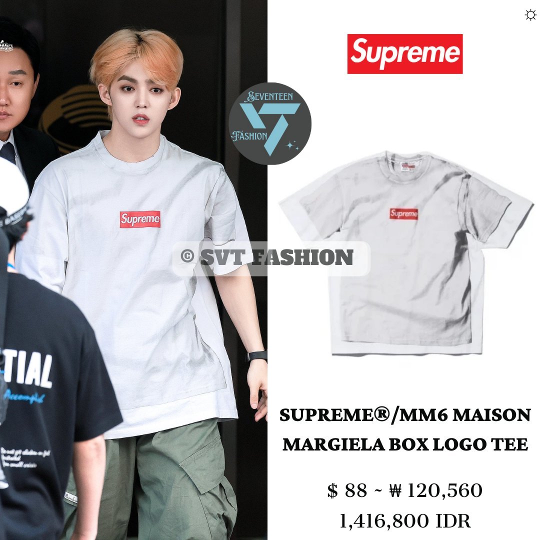 CORRECTION* Scoups wore Supreme T-Shirt in After KBS 'Music Bank