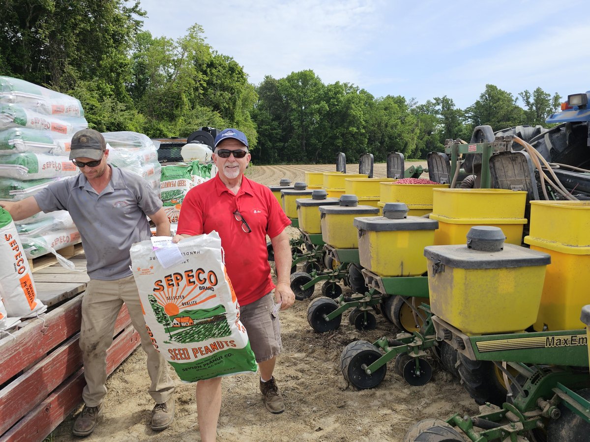 Springtime in Eastern North Carolina means farmers are busy, and ENC peanuts are the best!