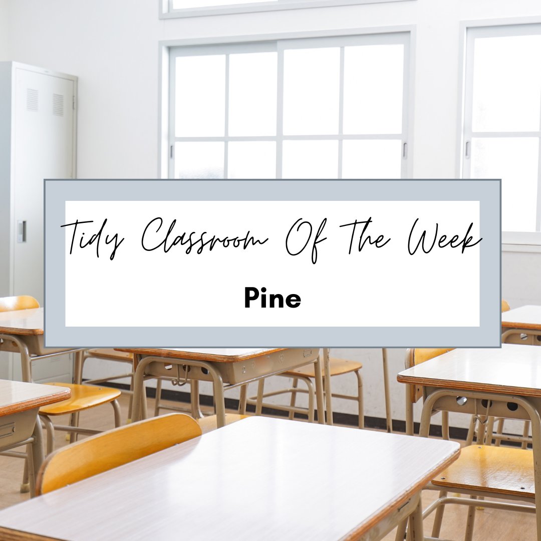 Our wonderful cleaning team have chosen Pine as their tidy classroom this week #winningtogether #workingtogether