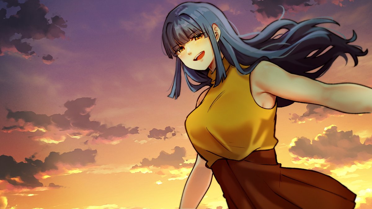 Platomenti's tweet photo. Sharing some screenshoots and CG of our current project Reach for an Angel #visualnovel #anime #gamedev #indiedev https://t.co/uF9wuIK0GX
