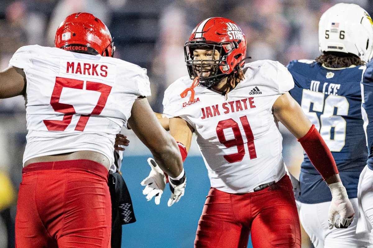 Texas State is set to host former Jacksonville State first-team All-Conference USA defensive lineman Chris Hardie today for an official visit, the @APSportsAgency tells @On3sports. Hardie posted 61 tackles, 16 TFL and 8.5 sacks in 2023. on3.com/transfer-porta…