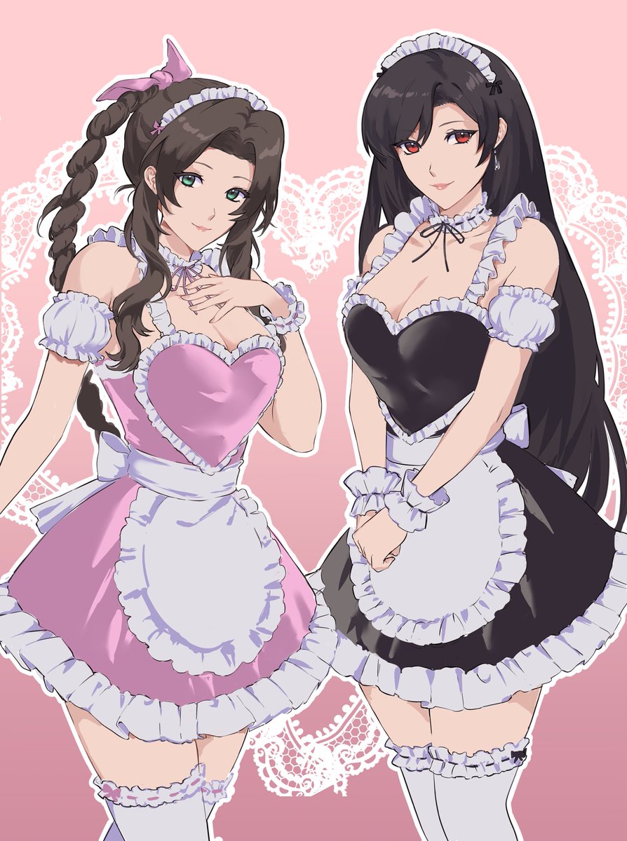 it’s 5/10, happy maids’ day!! 💕🫖✨🤍 #FF7R