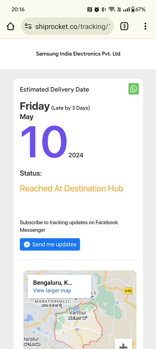 RupeshKreal's tweet photo. @SamsungIndia Wow ..as expected you guys failed to deliver again as per your commitment and while asking for a refund then showing me the arrogance ..this is totally unacceptable.  Please refund my whole  amount as this is complete failure from your end . https://t.co/7Qx1olM8oe