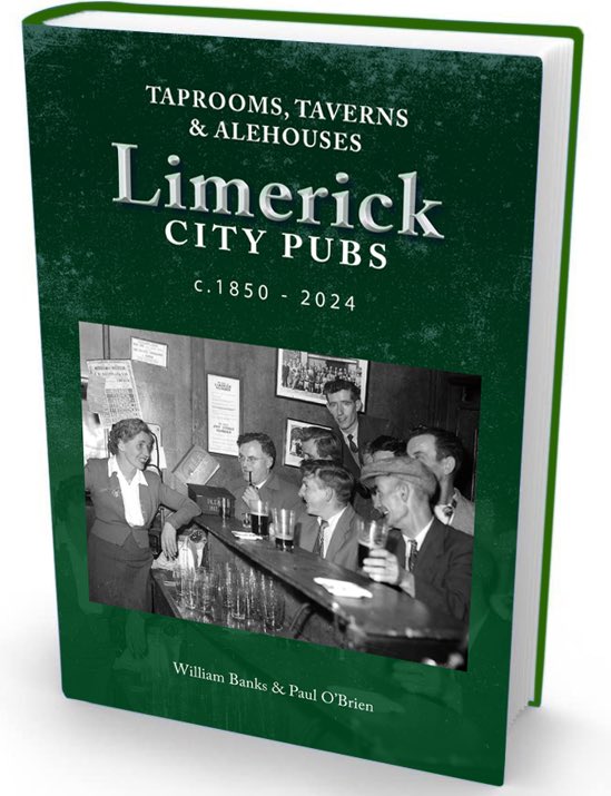 We are very pleased to announce that our book chronicling the history of #Limerick pubs is complete & will be available to purchase on presale from Sunday. It’s packed full of unpublished photos from private collections. We researched over 1,000 pubs. All proceeds to @DSLimerick