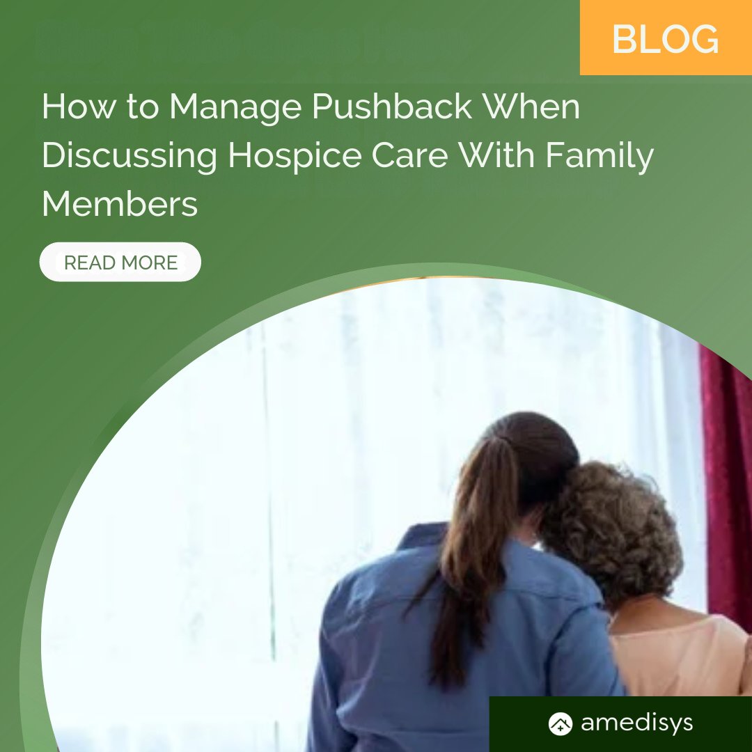 The hospice conversation is never easy. This blog is designed to help you navigate the difficult conversations and pushback that may come when deciding on hospice care: hubs.li/Q02wPg3g0