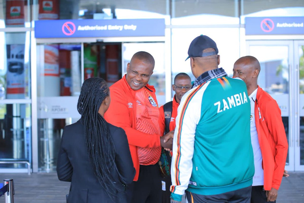 Teen Cranes landed safely at Kenneth Kaunda International Airport, Lusaka ahead of the first leg of the 3rd round U-17 Women’s World Cup Qualifier against Zambia on Sunday 12th May 2024. CC. @OfficialFUFA