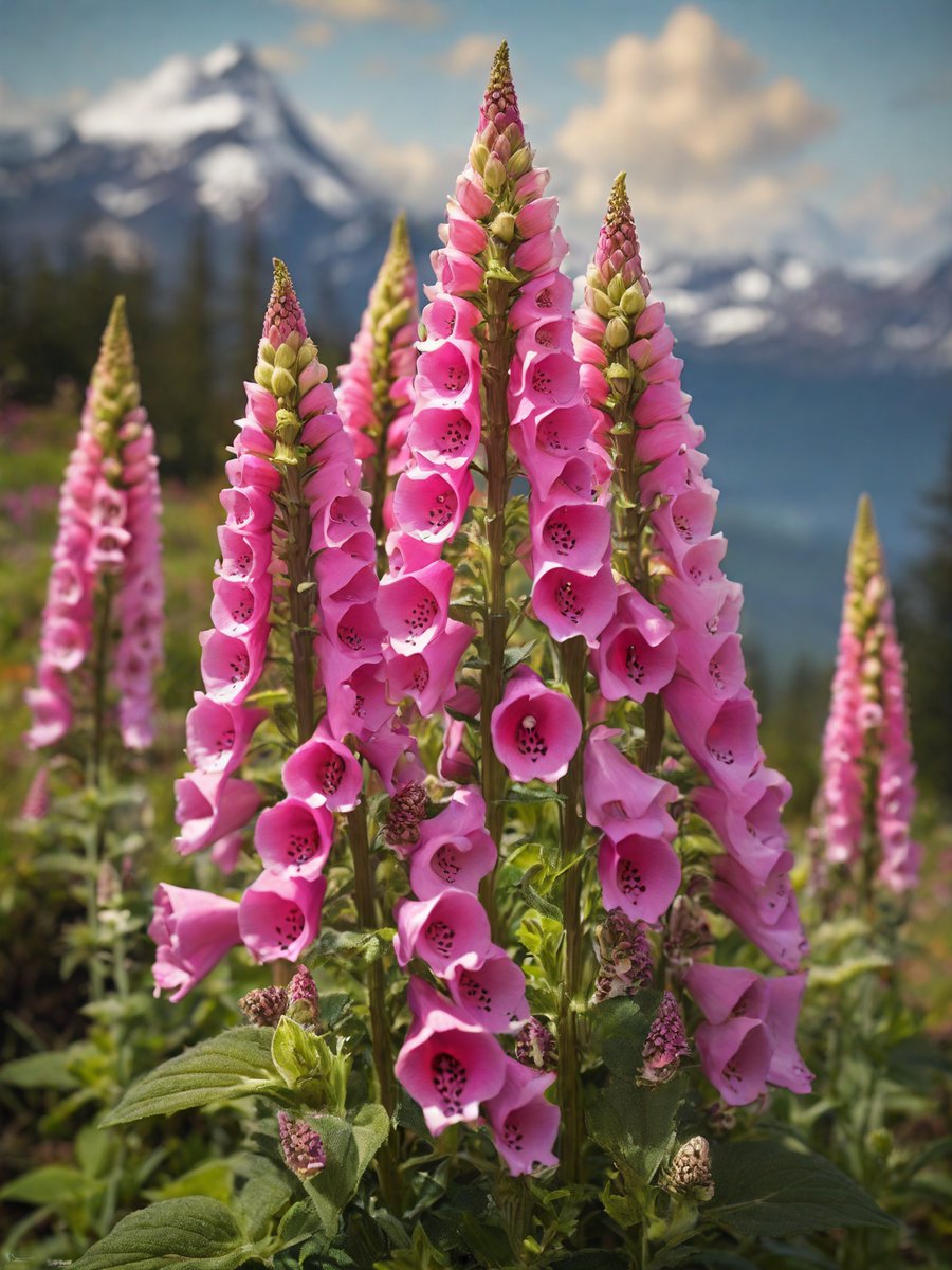 Wildflowers_247's tweet image. The Foxglove flowers bloom in the spring  🌸🌸
#Foxglove #Flowers #spring #sky #nature #beautiful