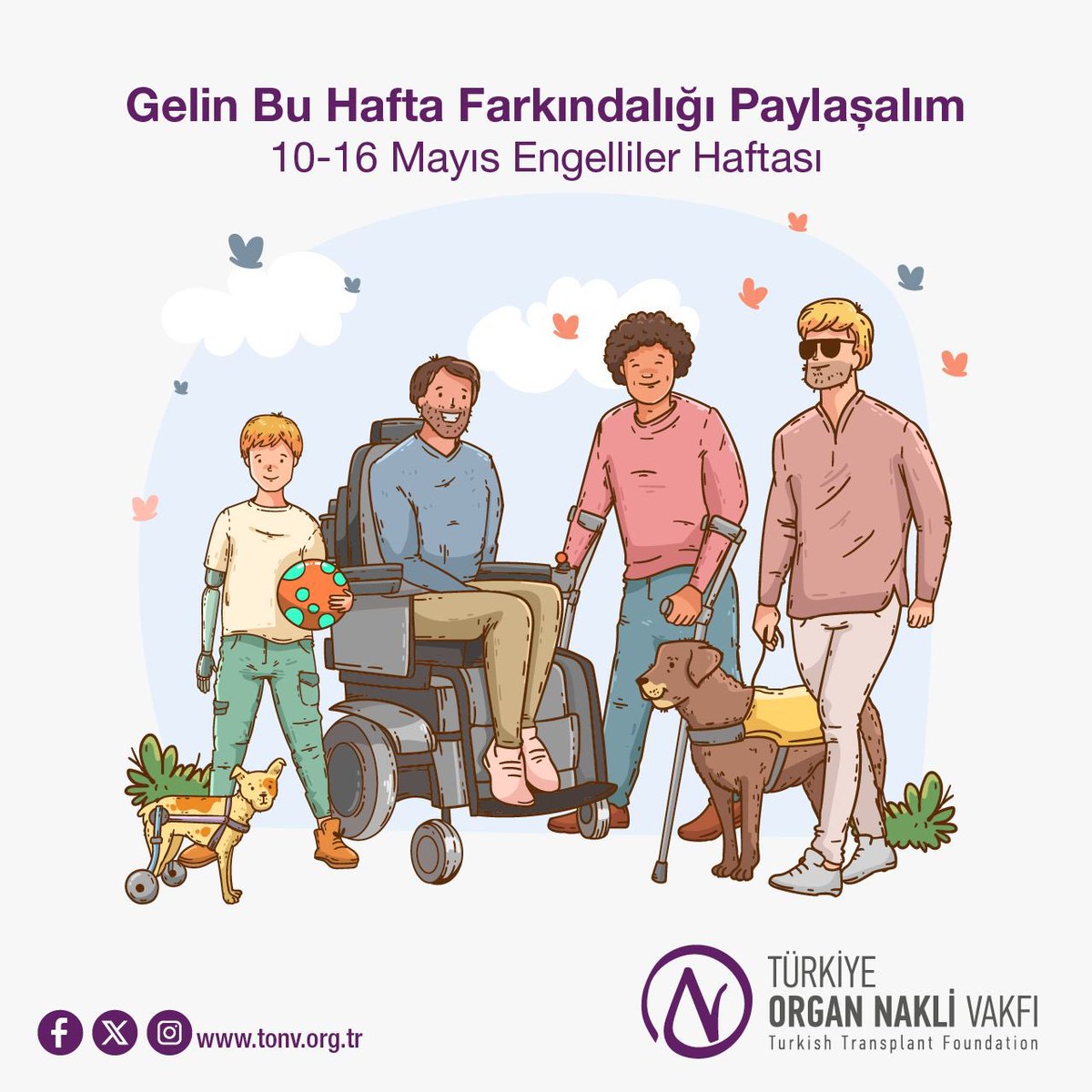 Gelin bu hafta farkındalığı paylaşalım! 10-16 Mayıs Engelliler Haftası #engellilerhaftası #disabilityawareness