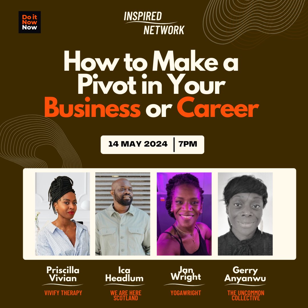 If you're looking to switch up your career or re-invent your business and make a positive change for 2024, join us as we delve into an insightful panel discussion to hear from three special guests on what their pivoting journey looked like.

Register now!
l8r.it/XMCo