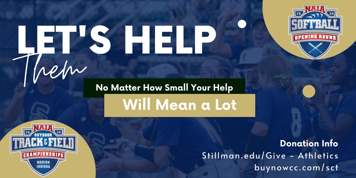 Thank you to all who donated during the @HOURATHON! The link to give through the fundraiser remains up. Donate to Stillman College’s NAIA postseason travel at buynowcc.com/sct & select softball or track. Give year round: stillman.edu/give Designation: Athletics