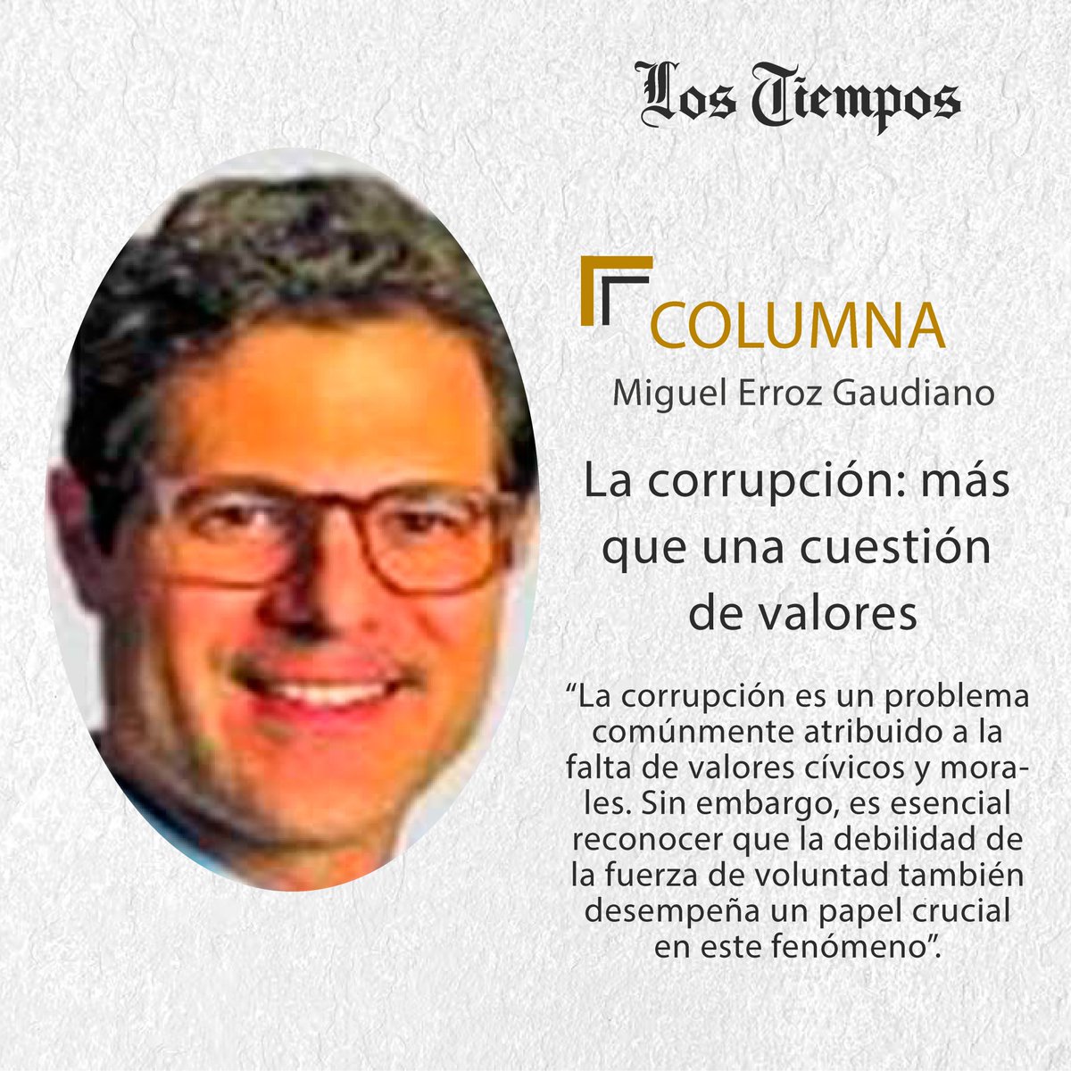 #LTColumna #Puntos de Vista
Lea la columna de Miguel Erroz Gaudiano.
👉 tinyurl.com/478hwjmz
