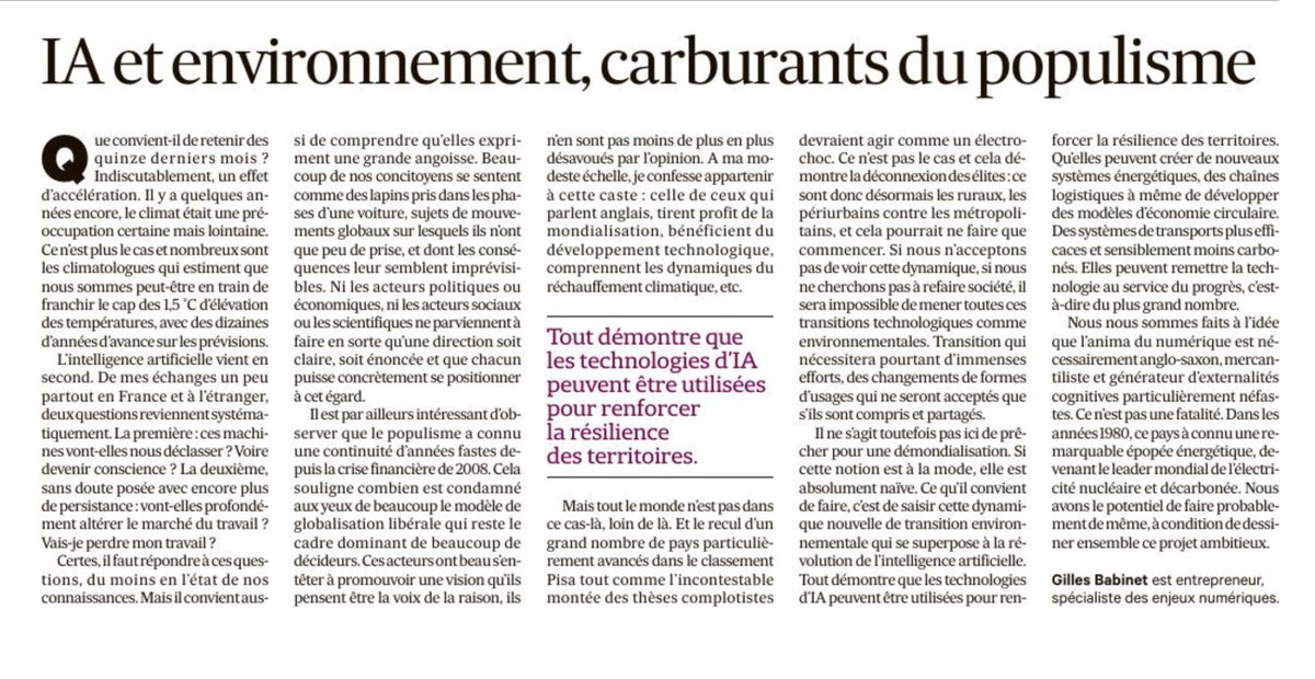 Gilles Babinet tweet media