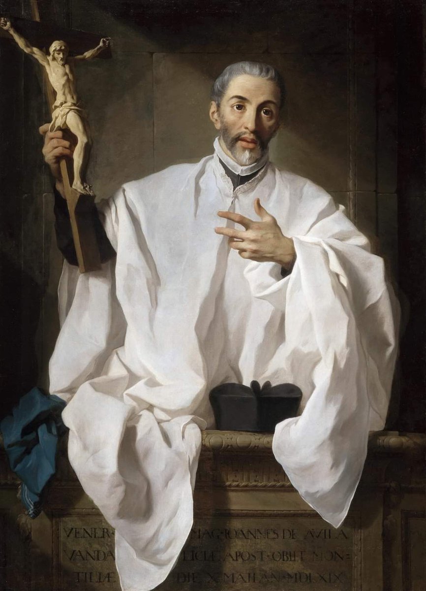 En 1746, le peintre Pierre Subleyras, talentueux et très célèbre à Rome, réalise le portrait de saint Jean d'Avila, grand prédicateur et mystique, considéré comme l'apôtre de l'Andalousie. Le Saint fêté le 10 mai a été proclamé Docteur de l'Église par le pape Benoît XVI.