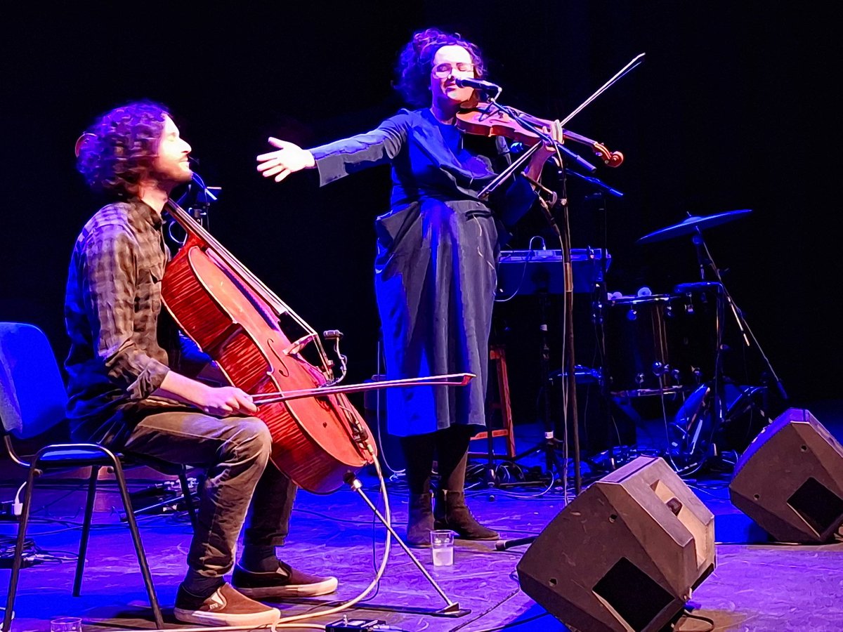 Last night I went to the Traverse in Edinburgh for Tradfest show featuring the new band Birdvox. Great support from Kate Young, Birdvox were totally fab in their folk inspired Kitchen Disco. Two wonderful songs from the Northern Flyway project, also a brilliant Kate Bush cover.