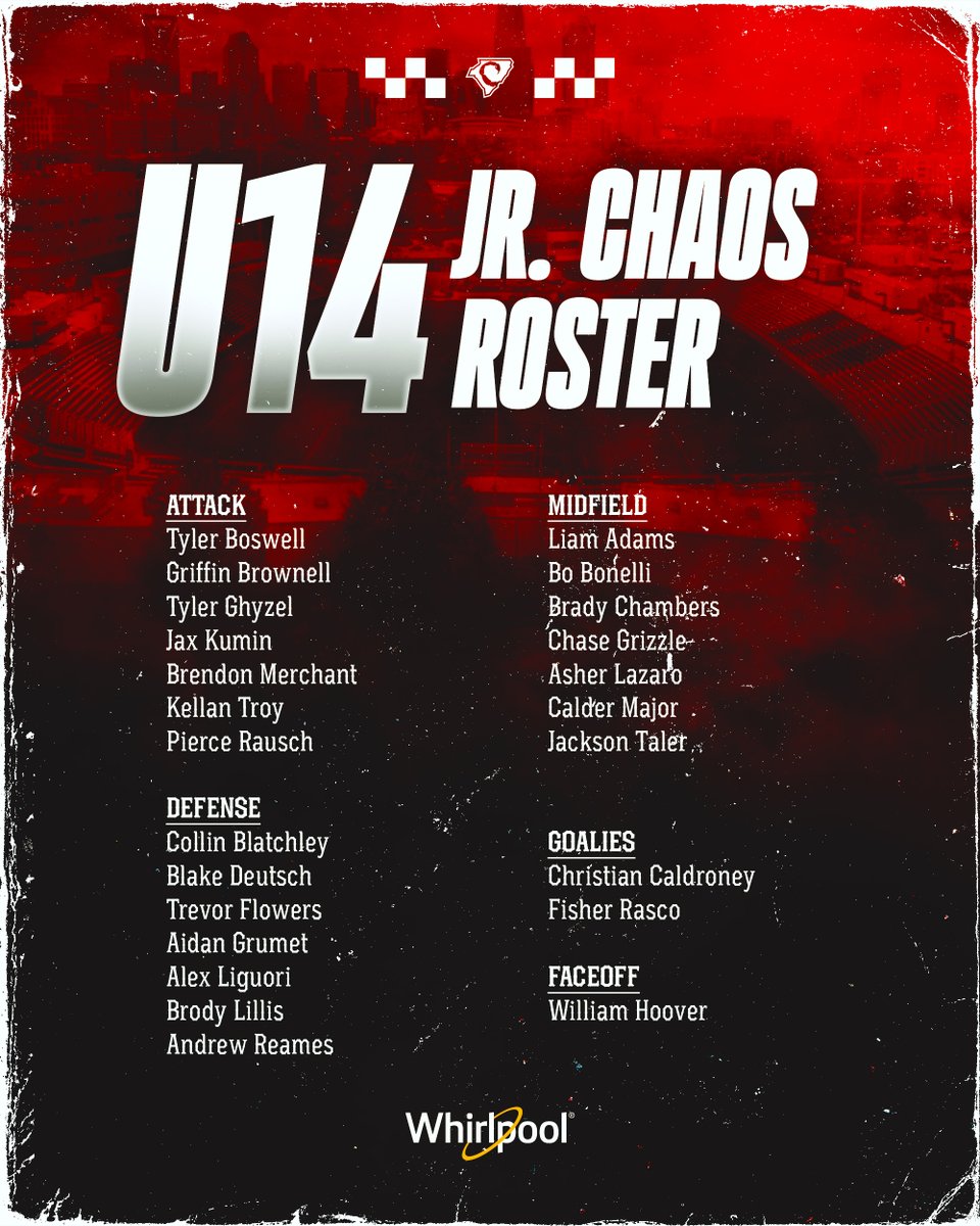 chaos (juniors version) the next gen of chaos players is here and we're ELATED to have them represent us at the 2024 jrs championships in baltimore this august ‼️👏🦂