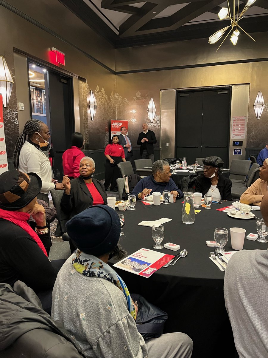 We need #FairRxPricesNow! #AARPNY is joined by state lawmakers in Harlem today to talk about challenges faced by older NYers, including the high cost of #Rx drugs. A vital conversation as we work to make NYS a better place to live. @SenatorCCleare @assemblymanalt1 & @iedickens70
