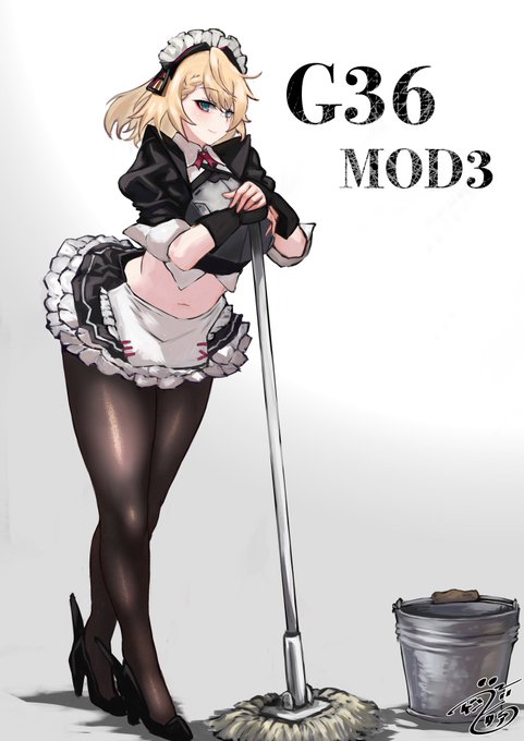 #メイドの日
実はガルパンでメイド姿は描いていない 