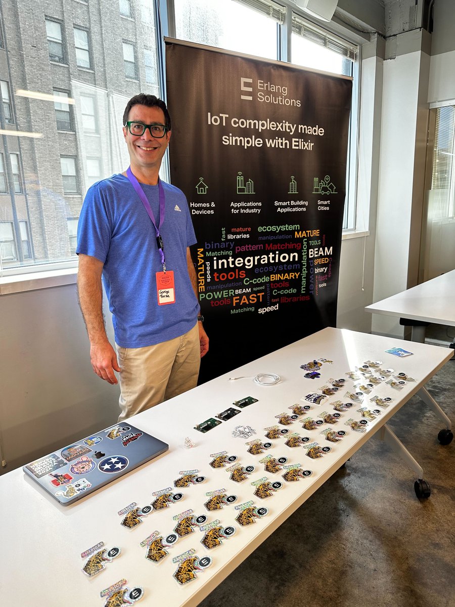 If you're at @GigCityElixir today, make sure you swing by our stand! 👋 Our team is ready to connect, explore innovations, and discuss the latest developments in the world of Elixir. 💡 #GigCityElixir #MyElixirStatus #Elixir