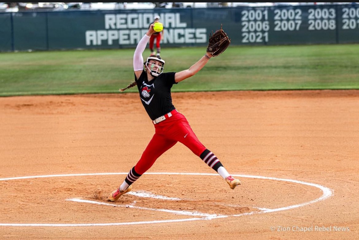Sydney Boothe (@sydney7boothe) on Twitter photo Zion Chapel is STATE BOUND‼️🥎 We ended the regional tournament as qualifier 2! It took hard work and drive to push through the last game! I pitched 22 innings and had 26 Ks, 6 walks, 21 hits, and only 8 earned runs. See you in Oxford‼️<a href="/CoachOAllZones/">AllZonesFastpitch</a> <a href="/alabamafurysho1/">alabamafuryshowcase</a> Zion Chapel is STATE BOUND‼️🥎 We ended the regional tournament as qualifier 2! It took hard work and drive to push through the last game! I pitched 22 innings and had 26 Ks, 6 walks, 21 hits, and only 8 earned runs. See you in Oxford‼️<a href="/CoachOAllZones/">AllZonesFastpitch</a> <a href="/alabamafurysho1/">alabamafuryshowcase</a>