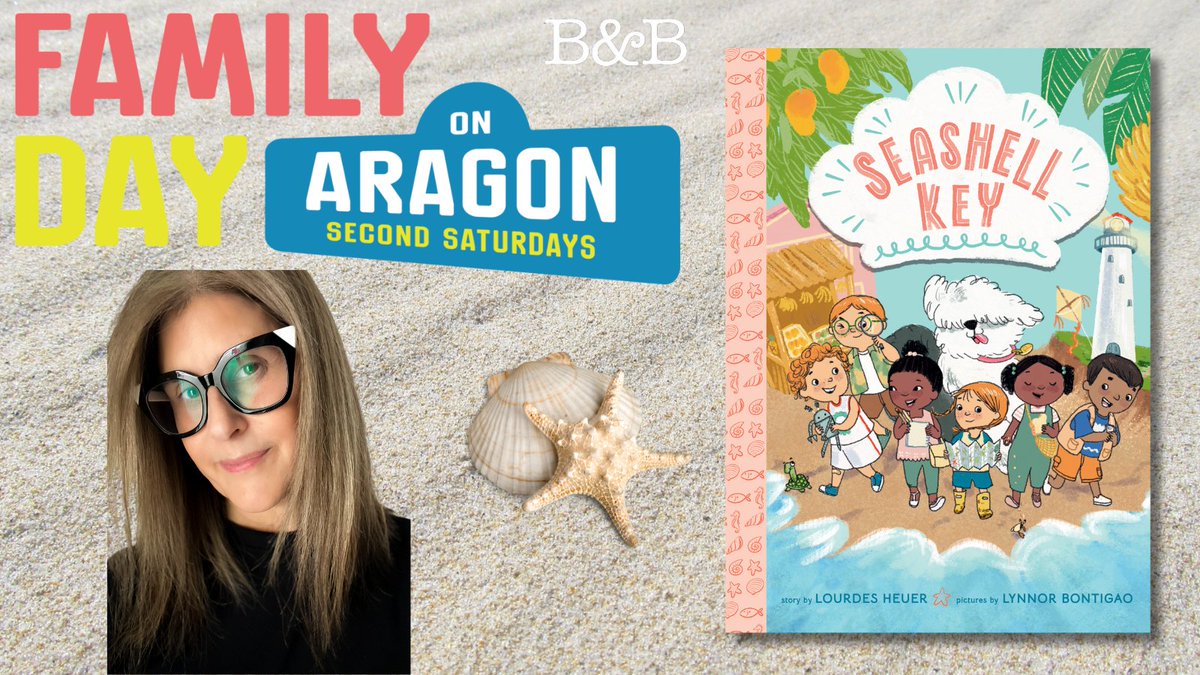 South Florida, come join me tomorrow, 5/11 at 12 pm, for Family Day on Aragon: Storytime with me @BooksandBooks Coral Gables to launch SEASHELL KEY. This free program is open to everyone, but don't forget to RSVP! booksandbooks.com/event/family-d…