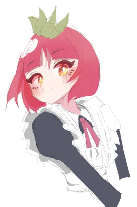 やっぱりさ、着てるところが見つかって恥じらってる表情とかも良いと思ったわけよ、でもさ、それが自分のしたい格好だったら笑顔で着てほしいと思うんだよ。(何を言ってんだ)(キャラデザ楽しい)(男)