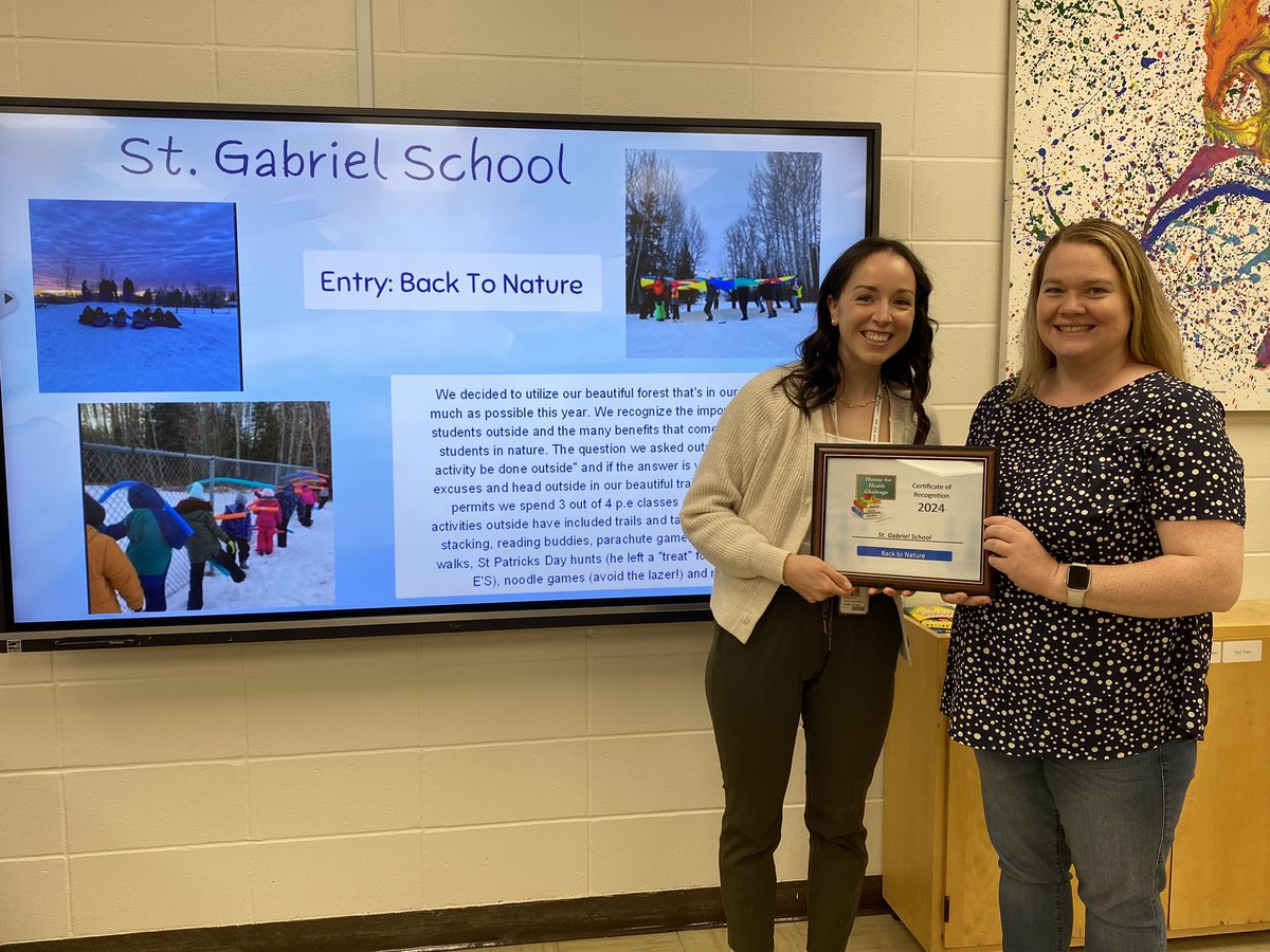 St. Gabriel School enjoying nature and learning, now that’s a win win! #hoorayforhealth <a href="/FMCSD/">FMCSD</a>