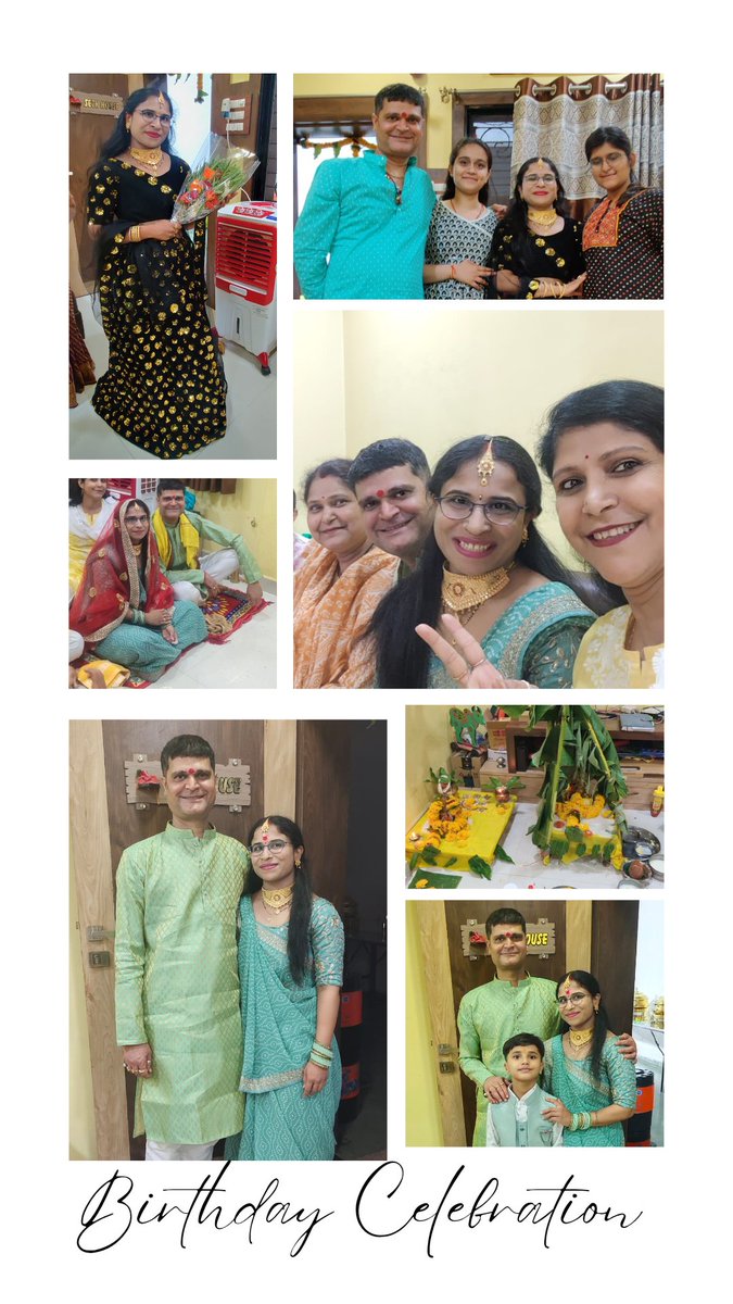 tiwariaditi0909's tweet photo. जन्मदिन के उपलक्ष्य में घर पर श्री सत्य नारायण भगवान की कथा का अयोजन किया गया एवम भगवान और प्रिय जनों के आशिर्वाद से एक बार फिर मेरे खास दिन को मेरे जीवन साथी द्वारा और भी खास बनाया गया।
#Birthdayसेलिब्रेशन https://t.co/O2IZkphrKg