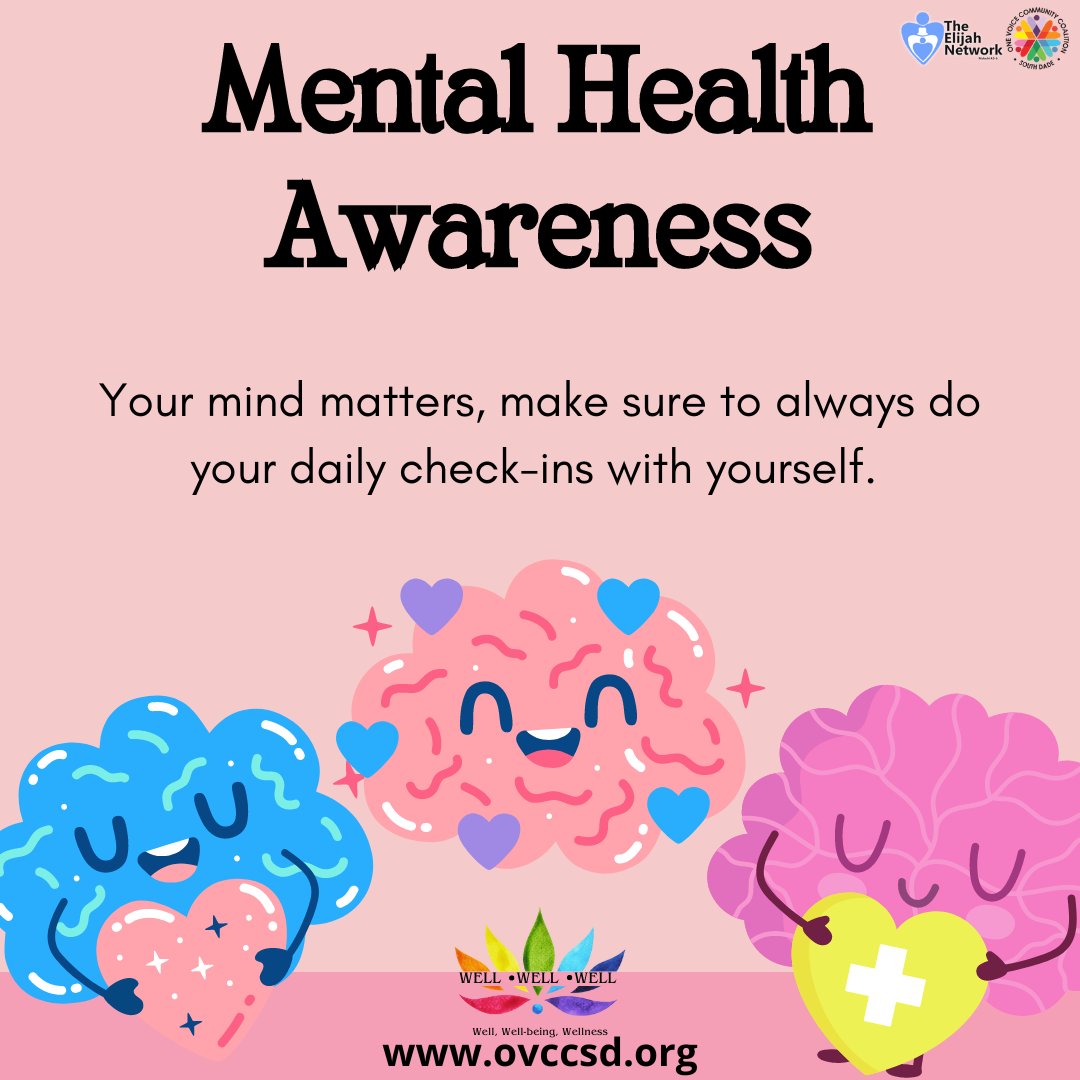 Happy Mental Health Awareness Month🧠🤍.
Mental Health care can help you to:
-Cope with the stresses of life
-Be physically healthy
-Work productively
-Make meaningful contributions to your community

#MentalHealthAwarenessMonth2024  #livelifesubstancefree