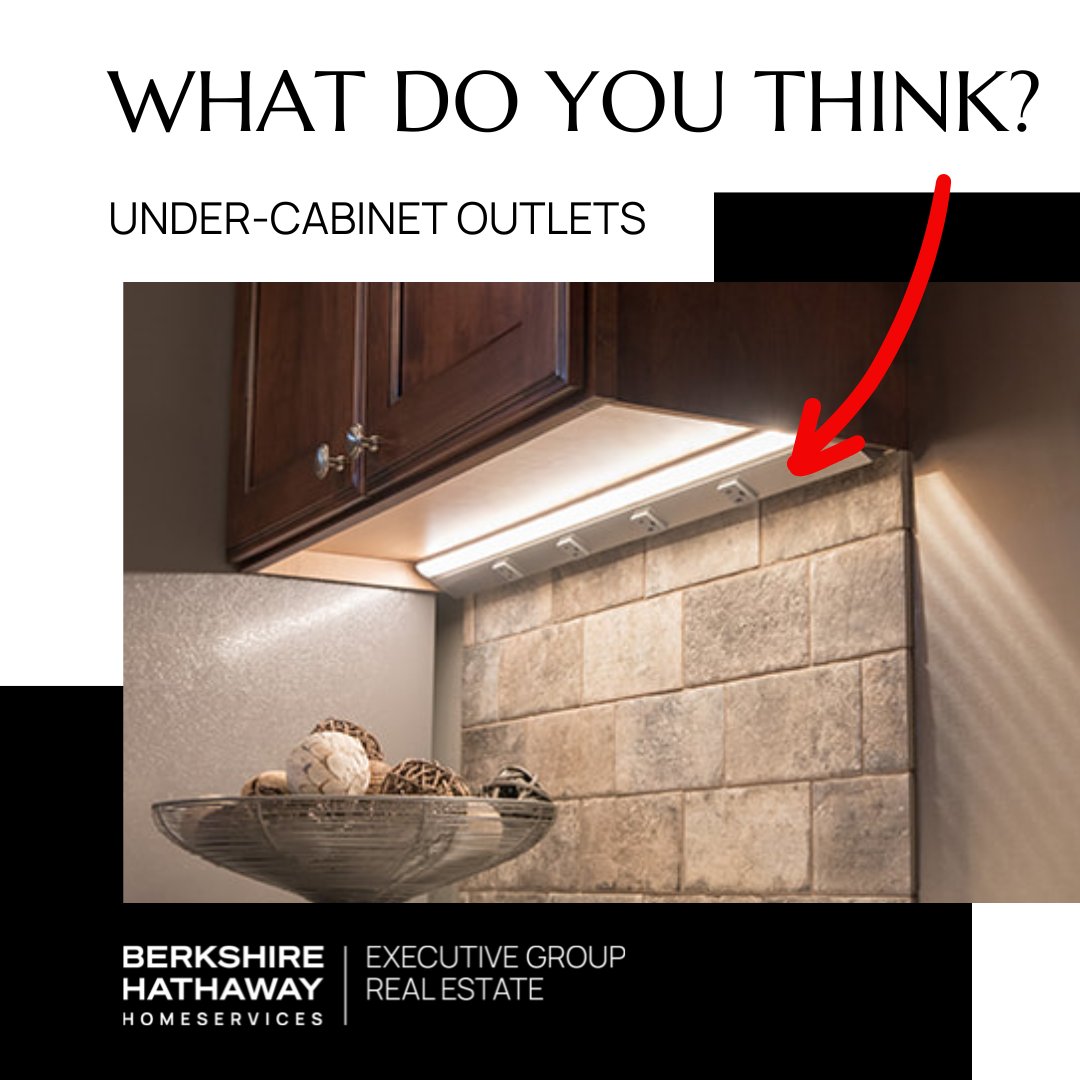 What do you think about under-cabinet outlets?

Say goodbye to visible cords and hello to seamless kitchen design! Share your thoughts below!

#HomeDesign #KitchenInspiration #bhhs #bhhsrealestate #whatdoyouthink