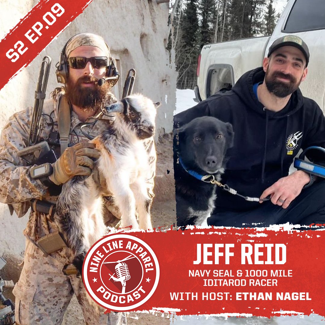 Join us as we delve into the incredible journey of Jeff Reid, a former Navy SEAL who embarked on a remarkable challenge after his service.

Watch Here: nine.li/YTS2E9

#NineLineApparel #ninelinepodcast #navyseal #iditarod #veteran