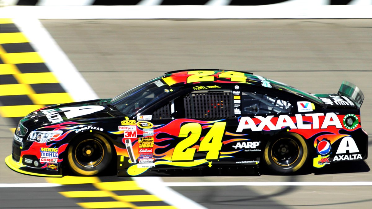 Jeff Gordon won the 2014 5-Hour Energy 400 at Kansas ten years ago today. 🏁   

The win made him the first driver to win 3 Cup races at Kansas.  

#HendrickMotorsports 🏁
