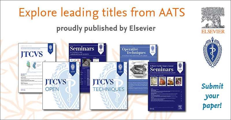 Publish in the leading titles from AATS @AATSHQ and give your career a boost. Submit your paper today: spkl.io/60134iBxW #surgery #OpenAccess #ThoracicSurgery