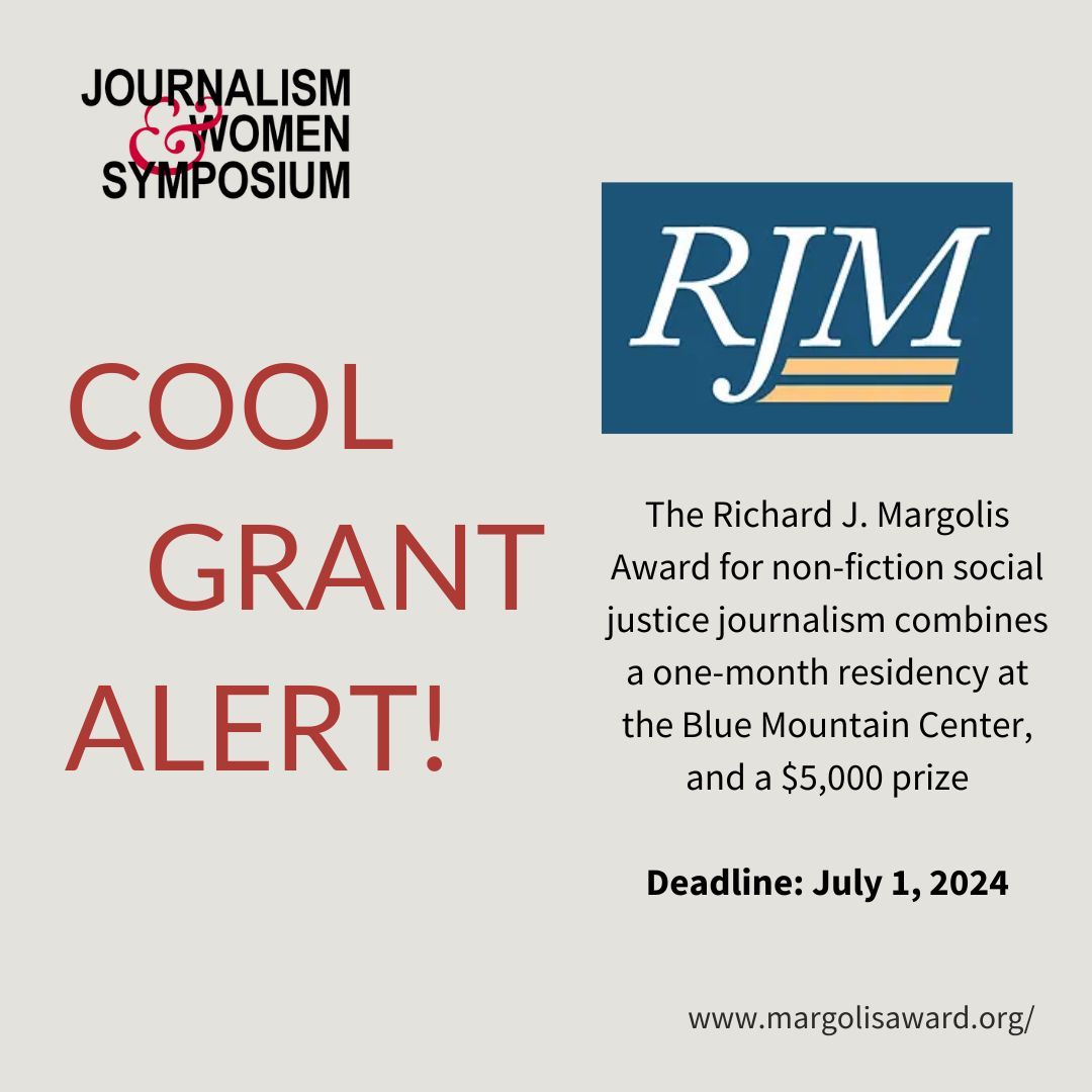 Budding social justice journalists, take note! The Richard J. Margolis Award is accepting applications for 2024 until July 1. $5,000 grant and a one-month residency at the Blue Mountain Center. buff.ly/3vXdg1y