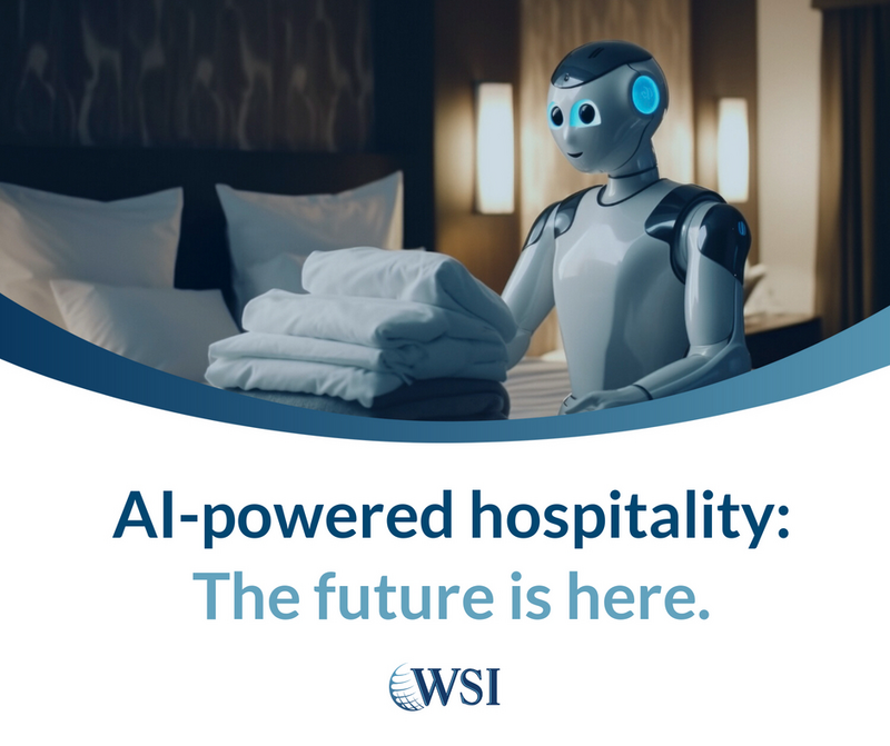 wsiworld's tweet photo. Discover how AI-powered innovations are reshaping the hospitality industry. Explore the impact of conversational #AI, personalized marketing, dynamic pricing, and more. https://t.co/IqNW1n2fDS https://t.co/TUnEgkbBdt