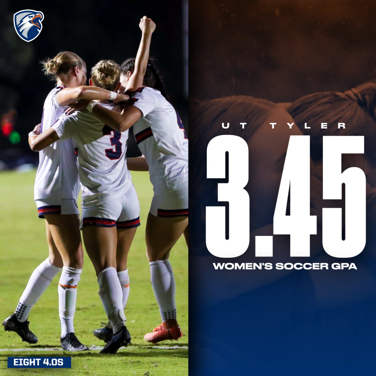 soccerpatriots's tweet photo. ‼️TEAM GPA‼️
Our team GPA was 3.45 and we had 8 of them get a 4.0!!! 
Proud of all of you! https://t.co/4Dblpog964