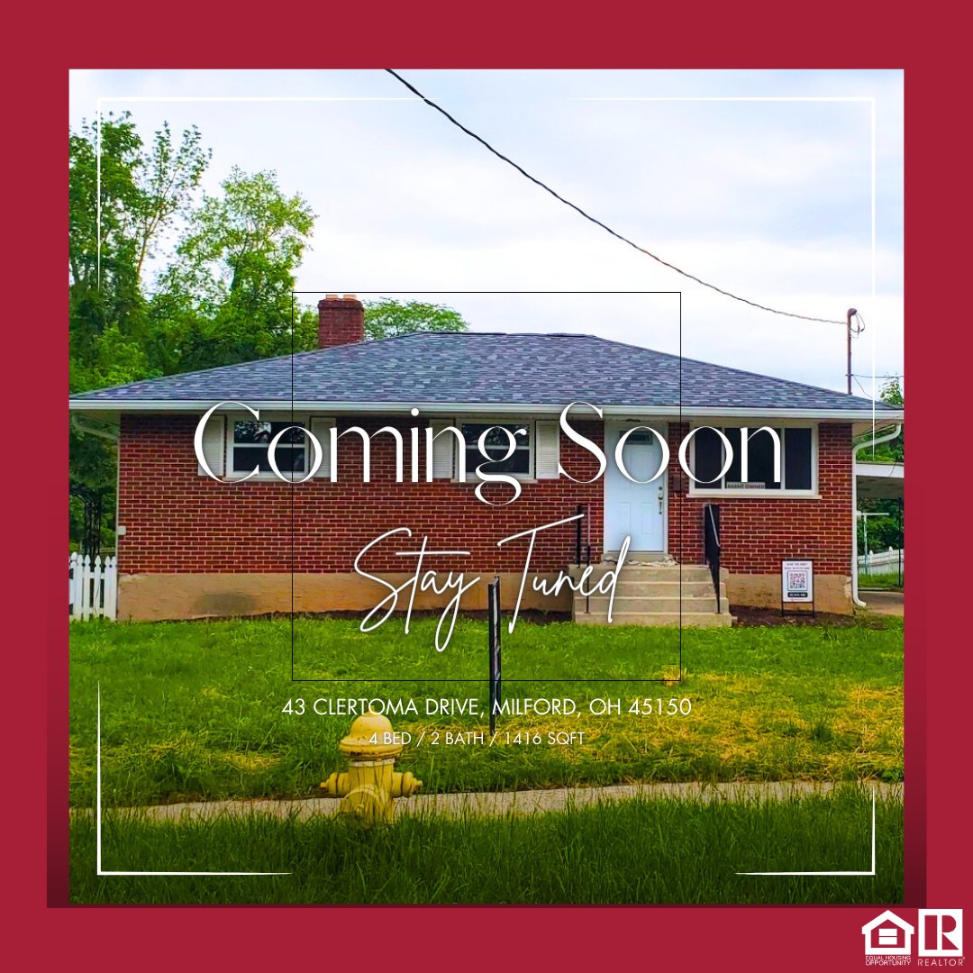TheShowcaseTeam's tweet photo. Stay tuned for this gem of a property to hit the market! Nestled in the sought-after Clertoma Village with access to Milford Schools.
Interested in this property? Join us for an open house on Saturday, May 18th &amp; Sunday May 19th from 12PM - 2PM or schedule a showing today! https://t.co/Xrn6iFGqWK