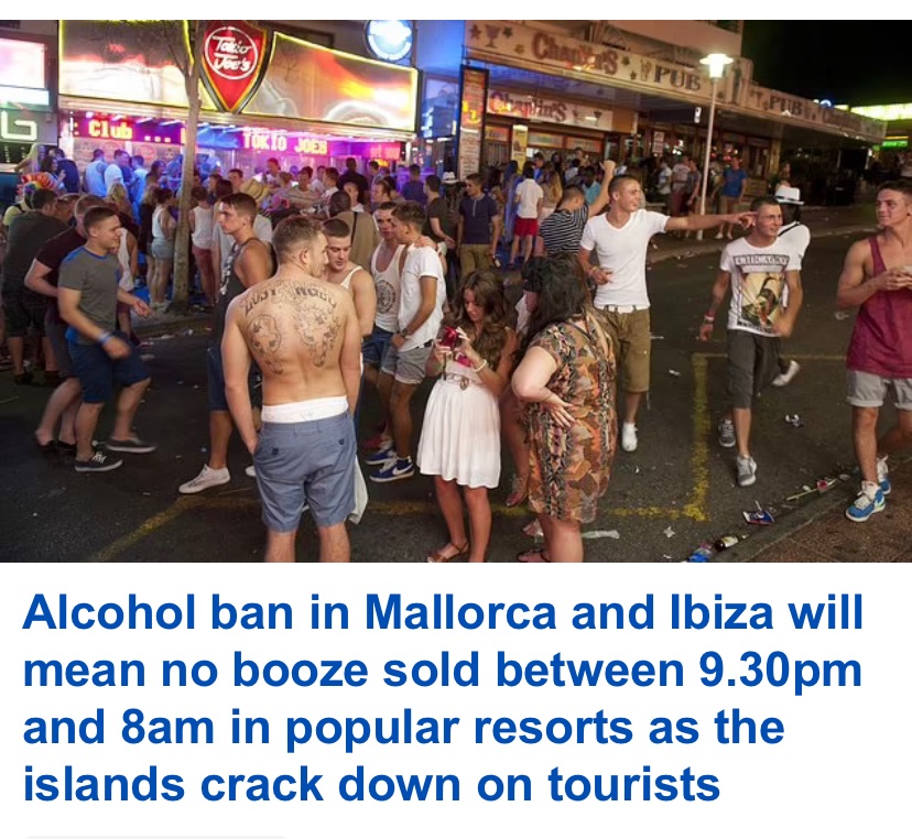 Well, well, well… This kinda puts the whole, “they need our cash” argument to bed doesn’t it? I worked as a tour guide during my studies, and this has been coming for a while. Forget immigration, so many communities have been destroyed by cash-rich, drunken tourists.