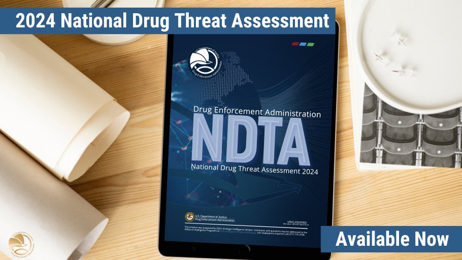 #ICYMI the 2024 National Drug Threat Assessment (NDTA) is out! It's an assessment of illegal drug threats endangering the U.S. DEA’s goal in publishing the #NDTA2024 is to save American lives by raising awareness & understanding of these threats Download: dea.gov/documents/2024…