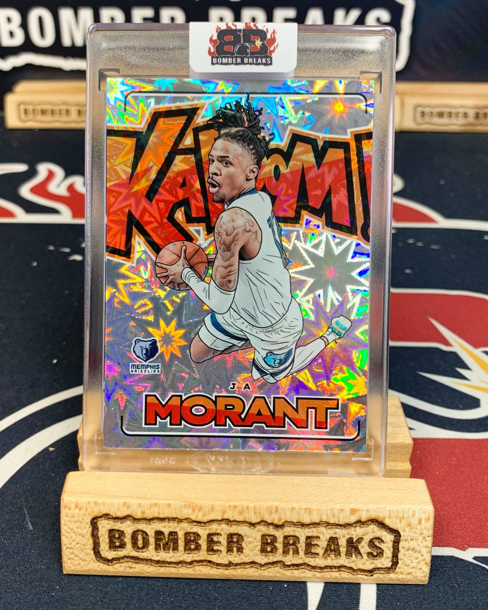 Kabooooooom! 💥💥 Ja Morant pulled from this weeks @paniniamerica Crown Royale Basketball breaks! #basketballcards #whodoyoucollect #memphisgrizzlies #grizzlies #groupbreaks #boxbreaks #kaboom #nba #thehobby #casebreaks #jamorant #boom #collect #like #share #follow #tradingcards