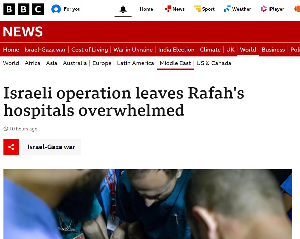 Another vague headline from @BBCNews . Given the evidence in the article as quoted below 'Israel operation' is a generous description at best 'We have received some cases of torn abdomen and intestines, and cases of skull fractures with parts of the brain outside the skull.'