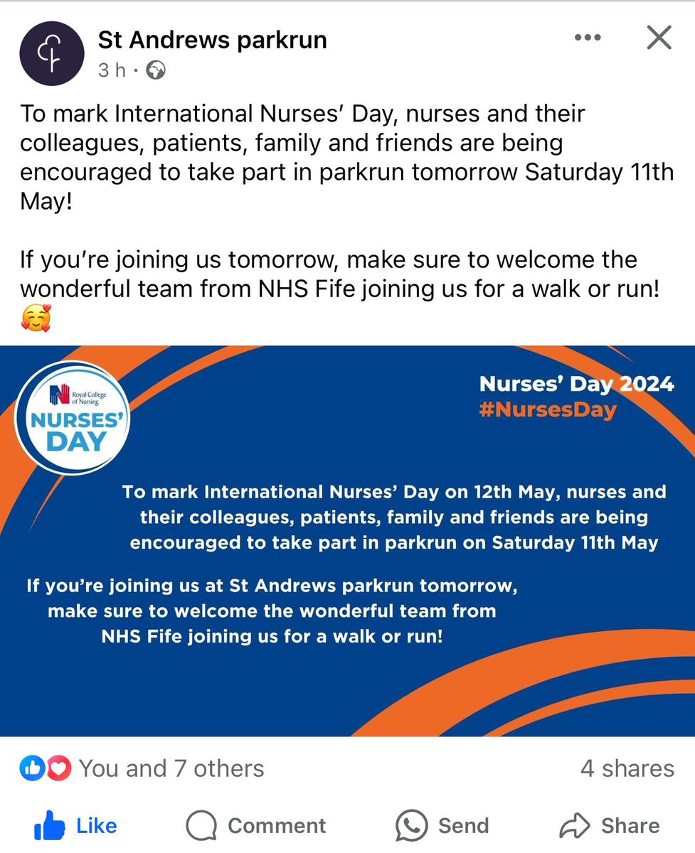 See you all there in the morning for a walk/run/jeff 😎 #IND2024 #teamfife