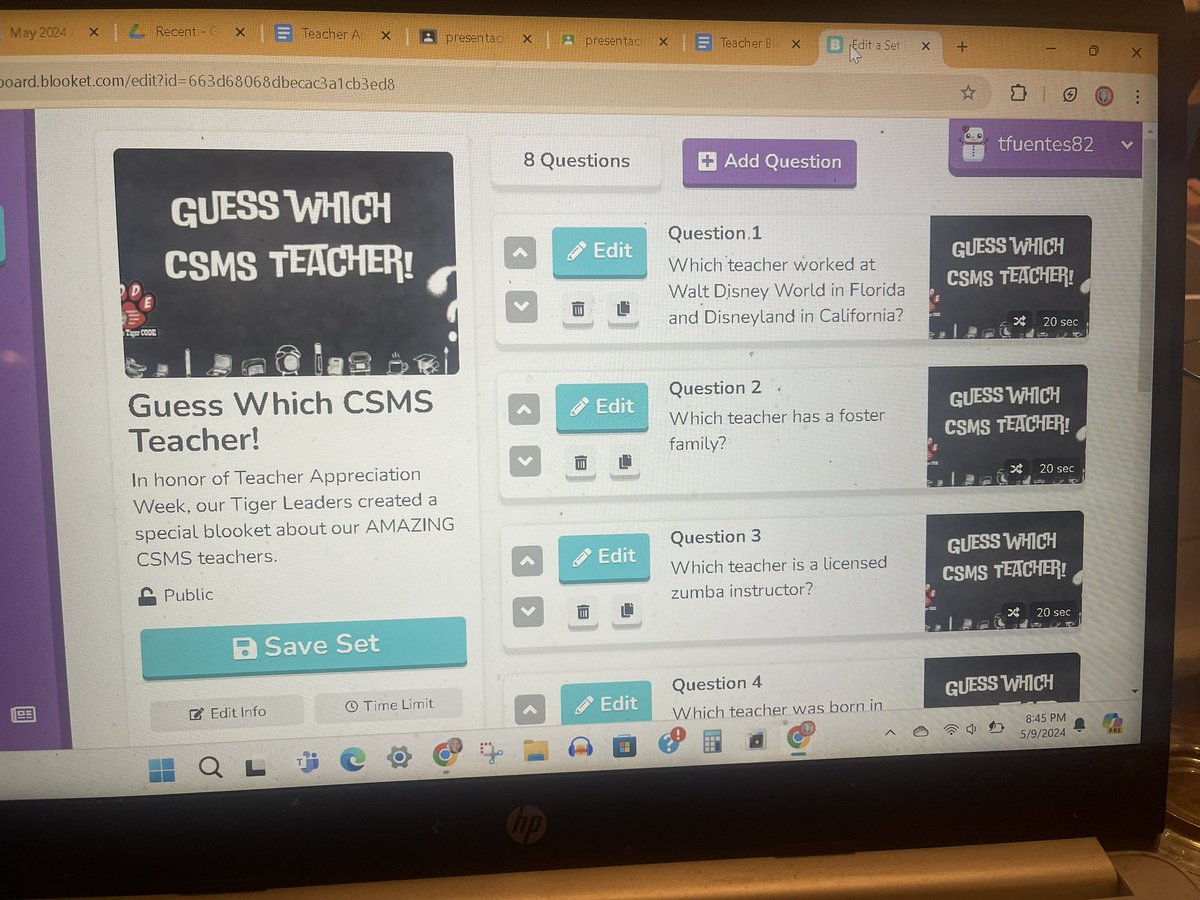 TracyFuentes17's tweet image. Uh-oh @csmstigers we might need to try this again to reach our 80%mastery! 

This morning’s Tiger Time was a blast because of the creativity of our Tiger Leaders!  Congratulations to our winners! 🙌🏻🙌🏻
#Livethecode