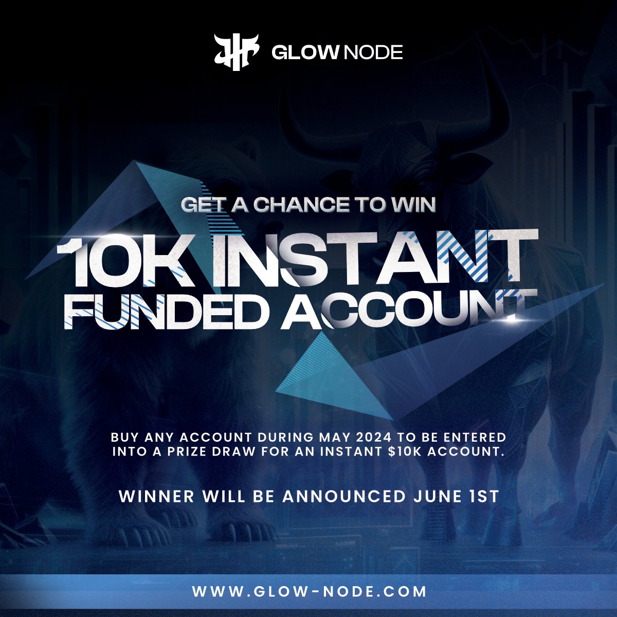 🎉 We've Hit 20K Followers! 🎉

To celebrate this amazing milestone, we're giving you the chance to win a $10K Instant Funded Account! 🚀

🌟 Here’s How to Enter:

For every challenge purchased in May, you’ll be entered into a prize draw for an instant $10K funded account.

Every