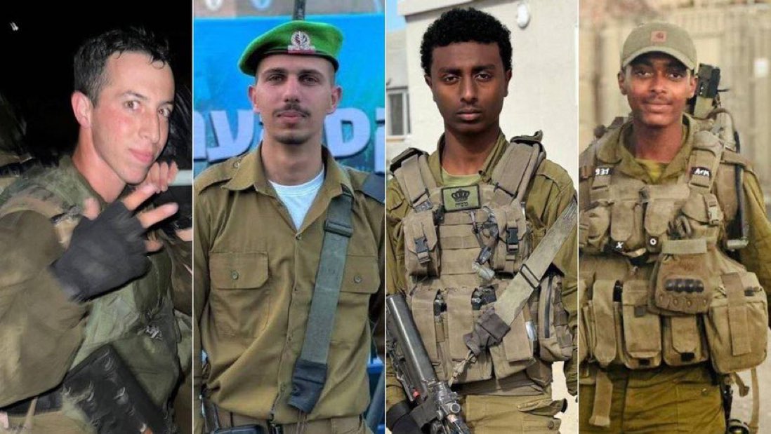 Four colonisers were just killed in a mine explosion in Gaza. Whoops.
