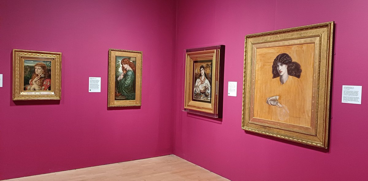 I first 'discovered' the Pre-Raphaelites as a teenager at @BM_AG, so I had to go to their #VictorianRadicals exhibition. Wonderful to see new works and old favourites. And I especially loved that the audio guide focused on the women of the Pre-Raphaelite movement.