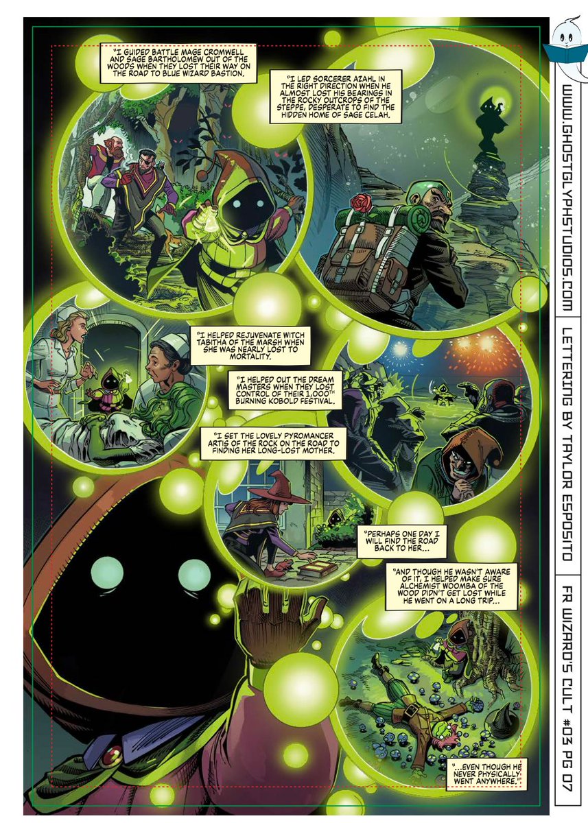 All of the stories on this page (issue #3 of the comic) are from the @forgottenrunes community Book of Lore.